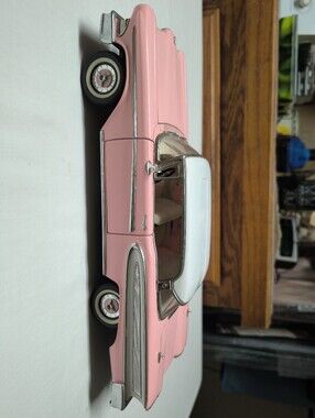 Vintage Pink & White Classic Car Model Road Legends 1958 Edsel Citation Die Cast